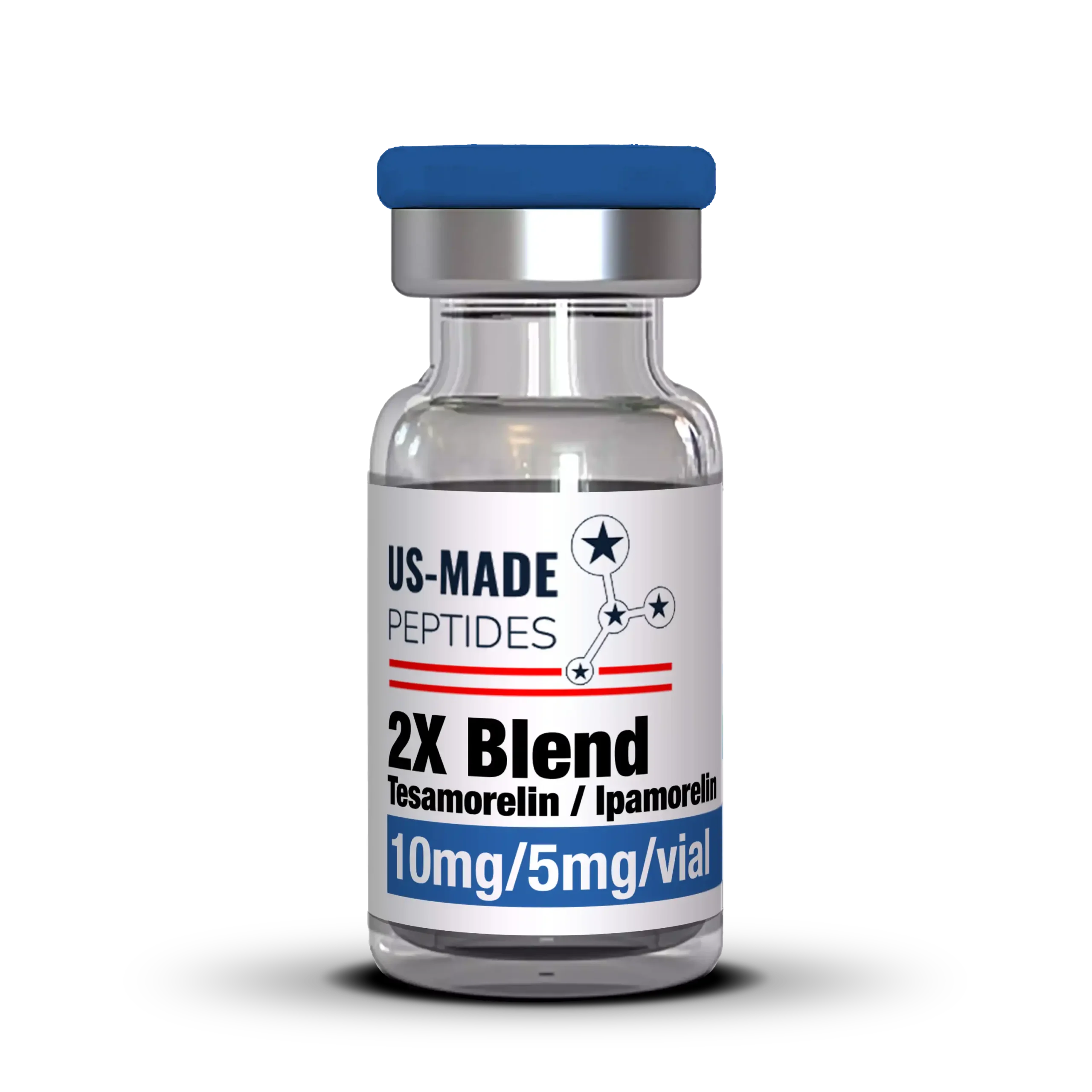 2X Blend Tesamorelin (10mg) / Ipamorelin (5mg)