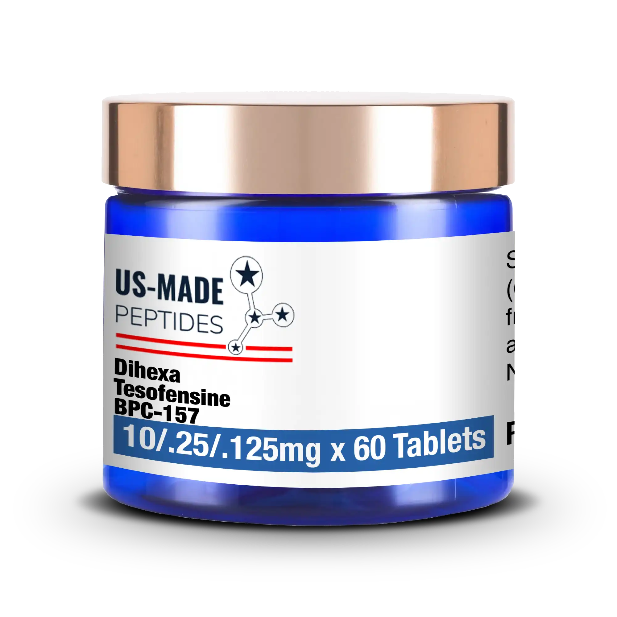 Brain Blend - Dihexa (10mg) / Tesofensine (250mcg) / BPC-157 (125mcg) x 60 Tablets